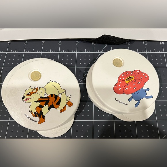 Pokemon Tupperware Impressions dripless lids only- qty 20 - Picture 8 of 9